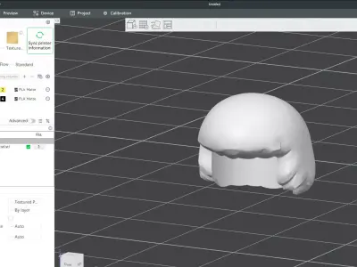 Custom3Dprint Minifigure Accessory - Minifigure Hair S2 - 110 3D print model