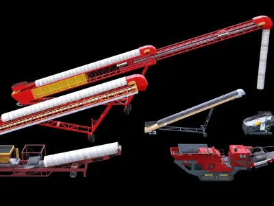 Mining equipment 3D model purchase