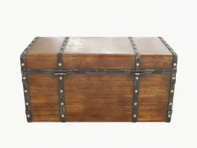 Old chest 01 3D model