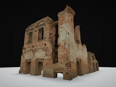 Ruins of the palace - package 3D model