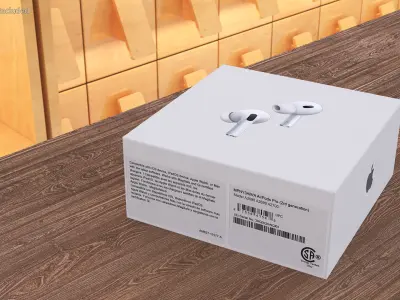 Box AirPods Pro 3D model