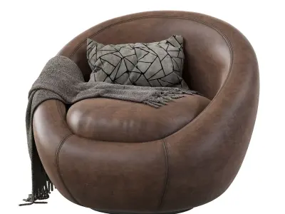 Cozy Swivel Chair 3D model