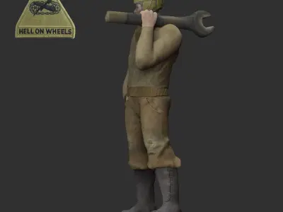 Tanker Miniature 3D print model
