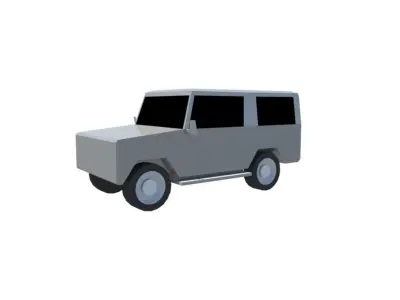 Jeep Base Free low-poly 3D model