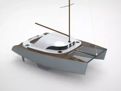Lagoon Catamaran 3D model
