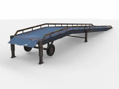 mobile loading ramp 01 3D model