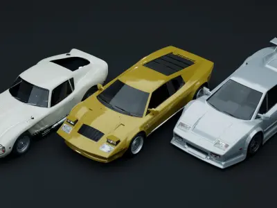 Brandless retro car pack