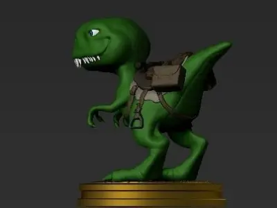 SMILING CARGO DINOSAUR 3D model