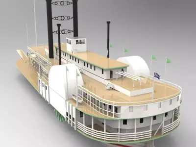 SBM Queen Ship 3D model