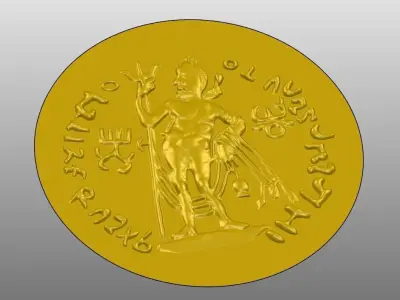 Coin pendant Free 3D model get