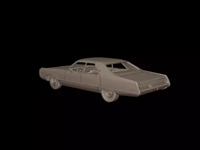 Chrysler new yorker 1971  3D print model