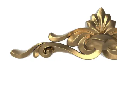 decorative pattern ready for 3D printing 3D model