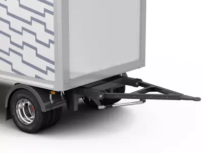 Box Trailer 3D model