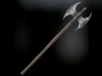 Medieval Weapons Spear Collection - 01 Low-poly 3D model