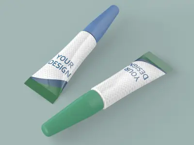 Super Glue Tube  3D model