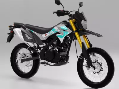 2019 - Kawasaki D-Tracker 150 3D model