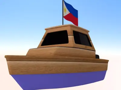 Philippines Fishing Boat 3D model