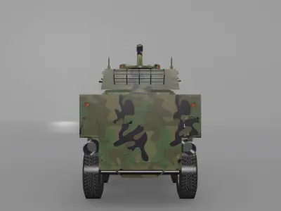 Doosan DST Tarantula Low-poly 3D model