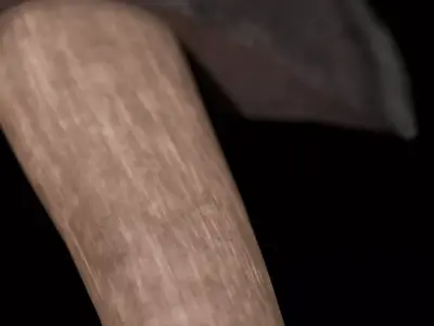 old axe Low-poly 3D model purchase