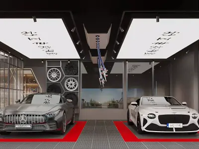 Auto Repair Shop  3D model