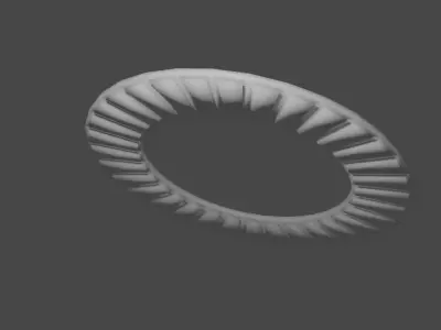 motorcycle clutchdisc 3D model