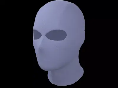 Balaclava v1 003 Low-poly 3D model