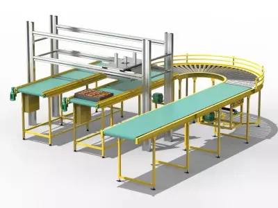 Cake Transport Unit 3D model