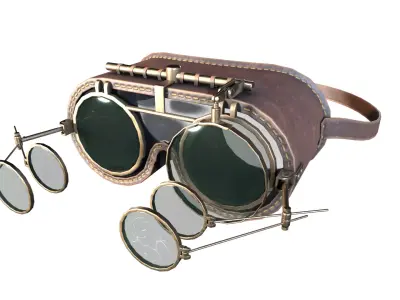 Glasses 3D model purchase