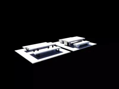 Outdoor Furniture 3D model purchase