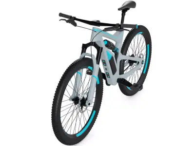 Electric Mountain Bicycle 3D model