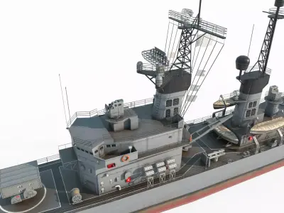 Modern Warfare Weapons and Warships 3D model