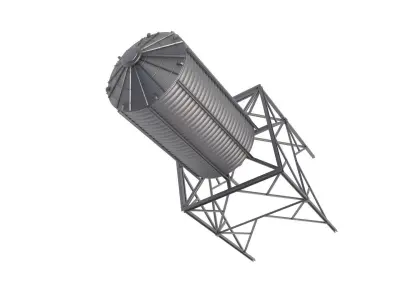 Grain Silo 3D model purchase