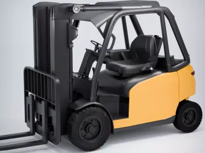 Forklift 3D model PBR