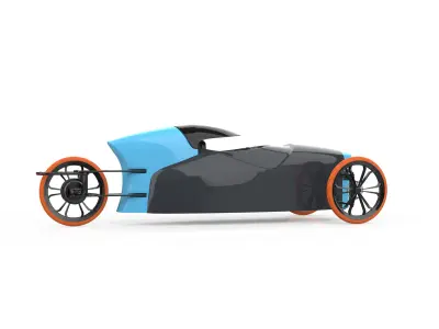 Northern Light Motors 428 Electric Vehicle 3D print model