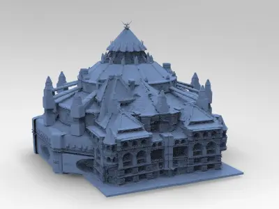 Minister for magic Tower 4 3D model