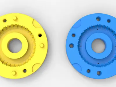 Mold for diecast  tire 5 Scale 1 to 10 and 1 to 14 and 1 to 25 3D print model