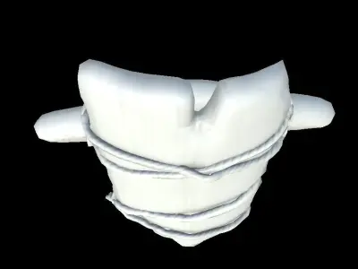 HIE Clean Horror Shield D180323 Low-poly 3D model