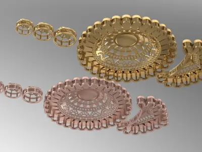 Enamel service main part 3D print model