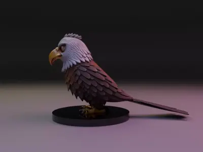 eagle 3D print model