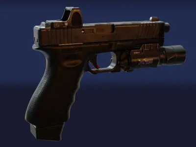 Glock 17 3D model purchase