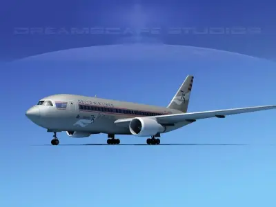 Boeing 767-100 Delta 75 3D model