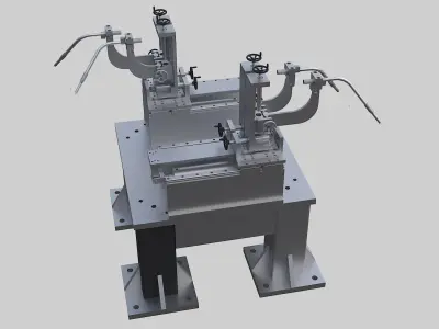Automatic welding robot 3D model