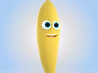 Banana 3D model