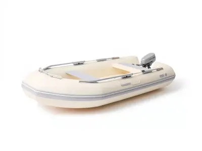 Ivory Inflatable Boat model pack Low-poly 3D model