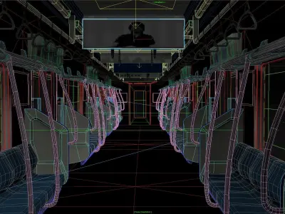 Japan Rail 3D model