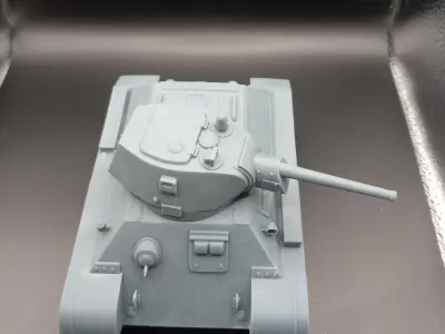 T-34 Toon Tank  3D print model STL 3D print model