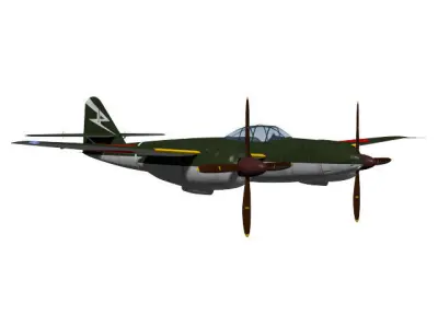 Mitsubishi Ki83 3D model