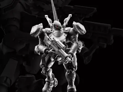 Killer Bunny Robot 100mm 3D print model