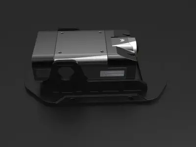Sci-Fi Camera Sensor Projector Low-poly 3D model