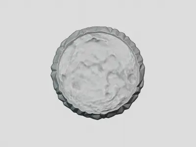 Moon Decoration Portrait Free 3D model